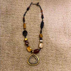 Silpada RETIRED beaded two-tone necklace